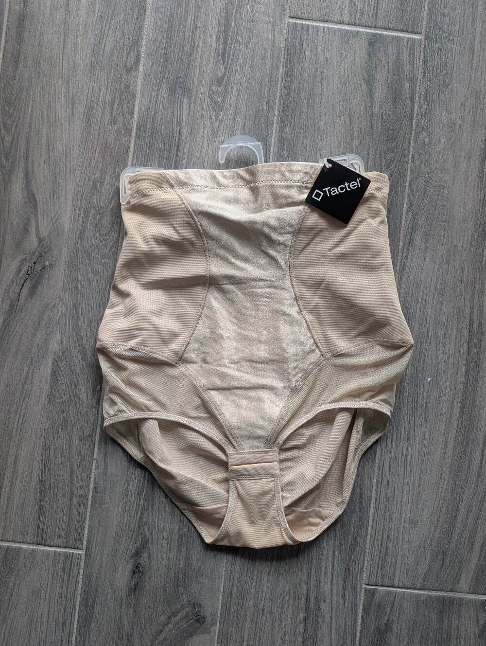 NWT Jaclyn Smith Collection High Waisted Shaper Brief with Mesh Nude MEDIUM